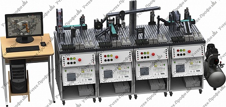 Mechatronic line for element preparation and assembly. ML-SB-SK | LLC LABSIS
