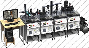 Mechatronic line for transferring and storing parts. ML-SK-SK | LLC LABSIS